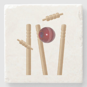 Posavasos De Piedra Balas Y Trozos De Cricket,