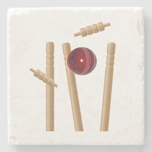Posavasos De Piedra Balas Y Trozos De Cricket, (Anverso)