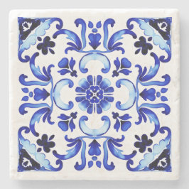 Posavasos De Piedra Baldosas azules de Talavera Regalos de la ducha de