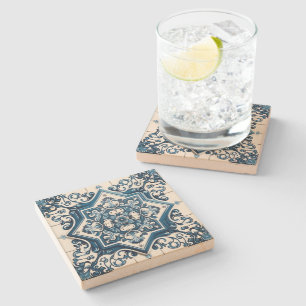 Posavasos De Piedra Baldosas mediterráneas, portuguesas, azulejo, mall