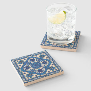 Posavasos De Piedra Baldosas mediterráneas, portuguesas, azulejo, mall