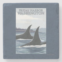 Ballenas #1 - puerto de viernes, Washington de la