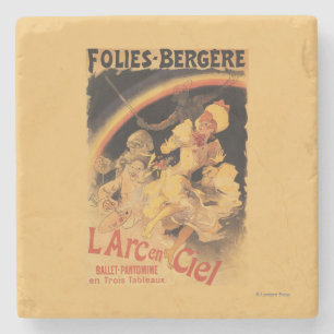 Posavasos De Piedra ballet L'Arc-en-Ciel en Folies-Bergere