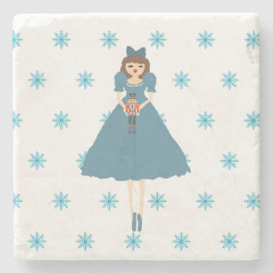 Posavasos De Piedra Ballet Nutcracker Ballerina Ilustracion de hadas