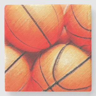 Posavasos De Piedra Baloncesto