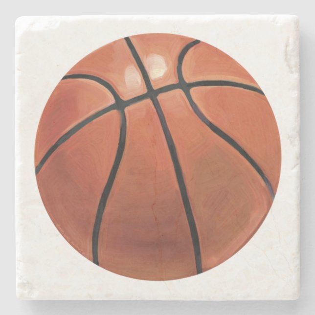 Posavasos De Piedra Baloncesto (Anverso)
