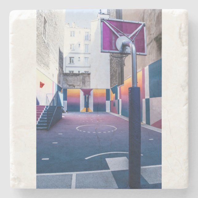 Posavasos De Piedra Baloncesto 106 (Anverso)