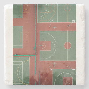 Posavasos De Piedra Baloncesto 110