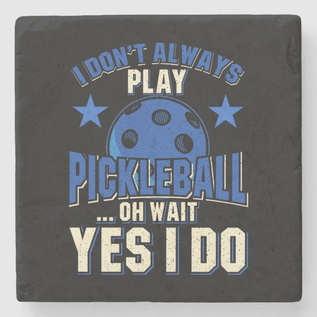 Posavasos De Piedra Baloncesto - No siempre juego baloncesto (Anverso)