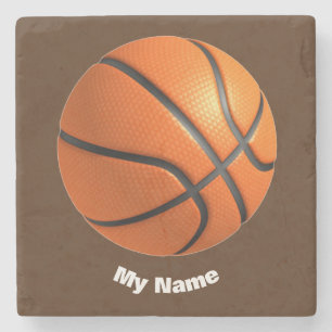 Posavasos De Piedra Baloncesto Su Nombre