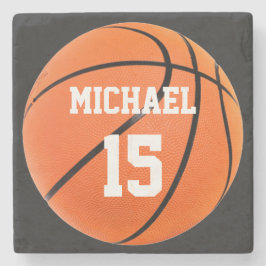 Posavasos De Piedra Baloncesto Su Nombre