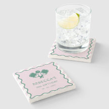 Baloncesto verde rosa retro 30 cumpleaños