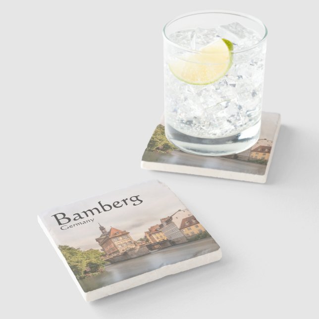Posavasos De Piedra Bamberg Alemania (Lateral)