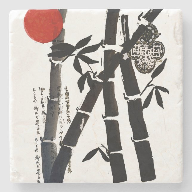 Posavasos De Piedra Bambú (Anverso)