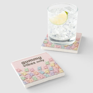 Posavasos De Piedra Bancos de Piedra Ositos de Gominola Pastel Vibraci
