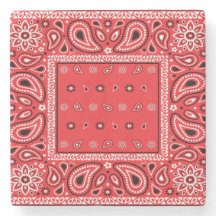 Banda roja paisley bandanas rap hip hop f