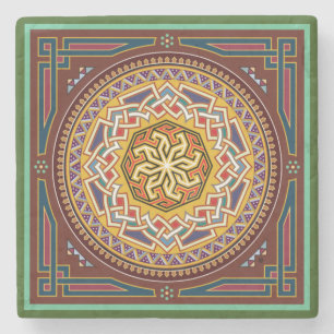 Posavasos De Piedra Bandana Design One Coaster