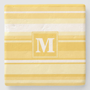 Posavasos De Piedra Bandas amarillas monográficas