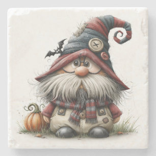 Posavasos De Piedra Bandeja para Gnome de Halloween Caprichosa