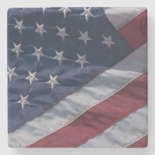 Posavasos De Piedra Bandera americana