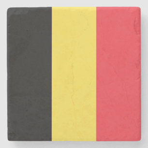 Posavasos De Piedra Bandera belga patriótica