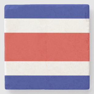 Posavasos De Piedra Bandera Civil de Costa Rica