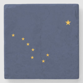 Posavasos De Piedra Bandera de Alaska