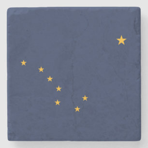 Posavasos De Piedra Bandera de Alaska