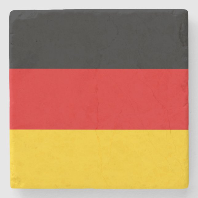 Posavasos De Piedra Bandera de Alemania (Anverso)