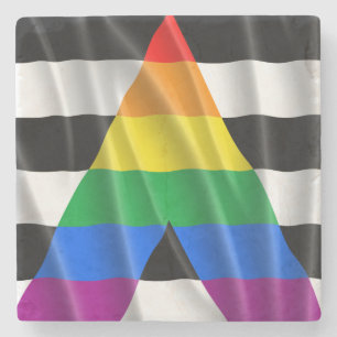 Posavasos De Piedra BANDERA DE ALIADO RECTO DISEÑO ONDULADO -.png
