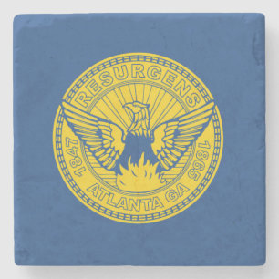 Posavasos De Piedra Bandera de Atlanta (Georgia, Estados Unidos)