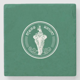 Posavasos De Piedra Bandera de Bangkok (ciudad capital de Tailandia)