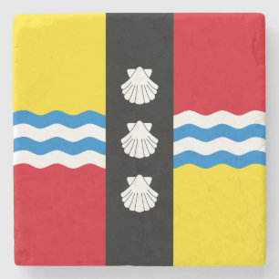 Posavasos De Piedra Bandera de Bedfordshire (condado de Inglaterra, Re