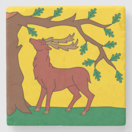 Posavasos De Piedra Bandera de Berkshire (Reino Unido)