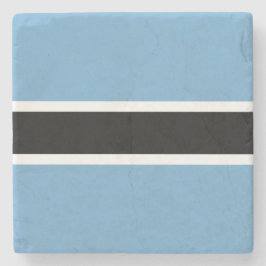 Posavasos De Piedra Bandera de Botsuana (Botsuana)
