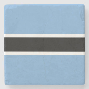 Posavasos De Piedra Bandera de Botsuana Patriótica