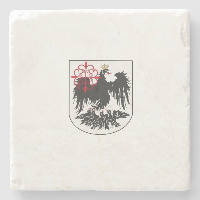 Posavasos De Piedra Bandera de Buenos Aires (Argentina) (Anverso)