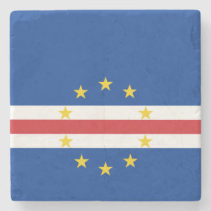 Posavasos De Piedra Bandera de Cabo Verde