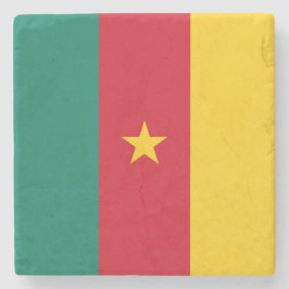 Posavasos De Piedra Bandera de Camerún