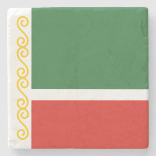 Posavasos De Piedra Bandera de Chechenia