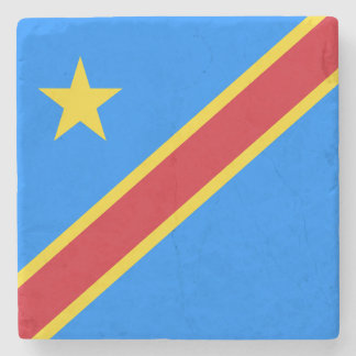 Posavasos De Piedra Bandera de Congo Kinshasa