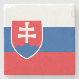 Posavasos De Piedra Bandera de Eslovaquia