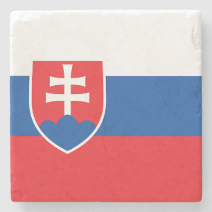 Posavasos De Piedra Bandera de Eslovaquia