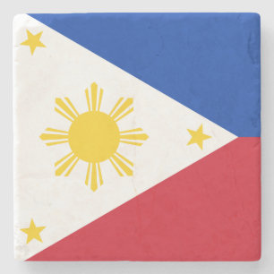 Posavasos De Piedra Bandera de Filipinas
