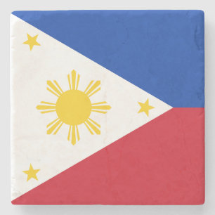 Posavasos De Piedra Bandera de Filipinas