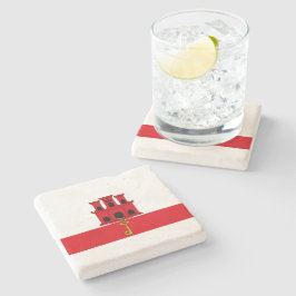 Posavasos De Piedra Bandera de Gibraltar