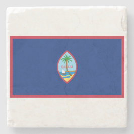 Posavasos De Piedra Bandera de Guam