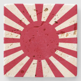 Posavasos De Piedra Bandera de guerra imperial de Japón