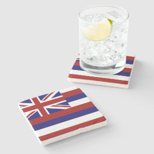 Posavasos De Piedra Bandera de Hawaii