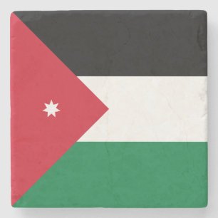 Posavasos De Piedra Bandera de Jordania